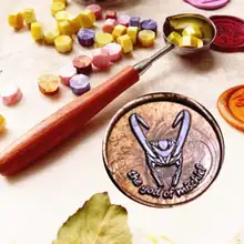 Мстители воск печать штамп-Локи шлем печать штамп набор-свадебные приглашения воск уплотнения комплект печатей-Пользовательские уплотнения штамп