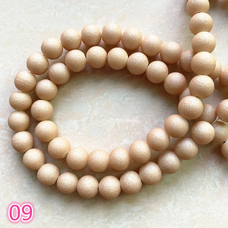 

Wholesale 6/8mm Frosted Matt Austrian Crystal Beads High Quality Glass Loose Beads Handmade DIY Jewelry Making For Bracelet #09