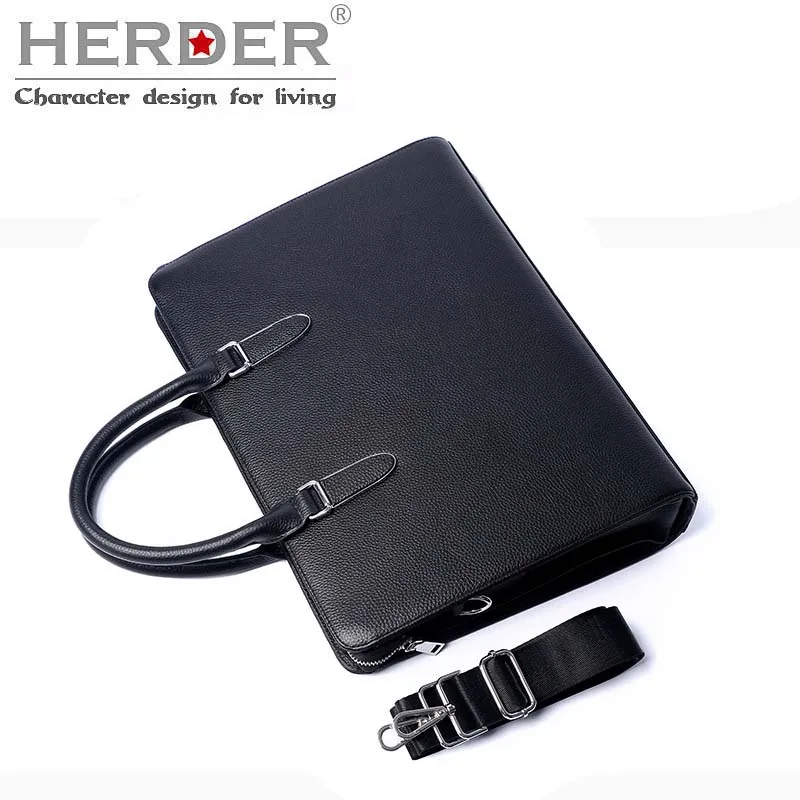 HERDER100% кожаный портфель, мужская сумка, деловая сумка, мужская сумка для ноутбука, сумка на плечо, сумка из натуральной кожи, мужской портфель