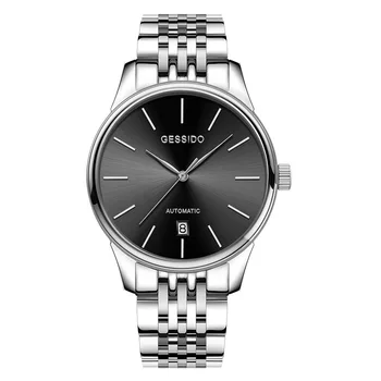 

Watch Man Mechanics Surface Fully Automatic Waterproof Concise Business Affairs Stainless Steel Male Surface