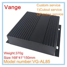 1 шт./партия черные чехлы для электроники коробки для проектов 168*41*150 мм 6063-T5 алюминиевый корпус diy корпус для устройства запуска сигнала