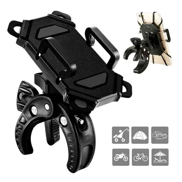 Bike Phone Mount Bicycle Cell Phone Holder Universal Motorcycle Handlebar Rack GT66