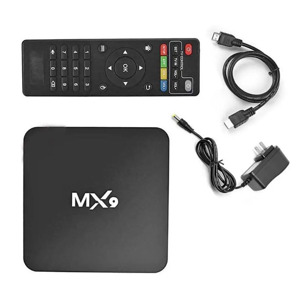 Горячая Распродажа MX9 4K четырехъядерный 1 ГБ ОЗУ 8 Гб ПЗУ Android 4,4 tv BOX 2,0 HD HDMI SDs слот 2,4 ГГц WiFi телеприставка медиаплеер
