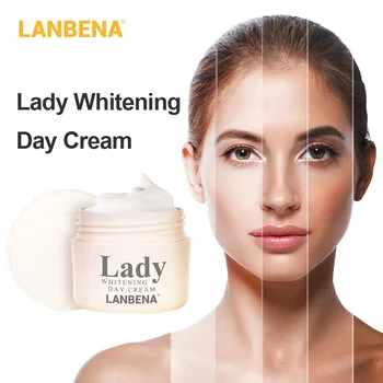 

LANBENA Lady Whitening DayCream Face Cream Nourishing Moisturizing Acne Treatment Anti Wrinkle Covering Blemish Face Skin Care