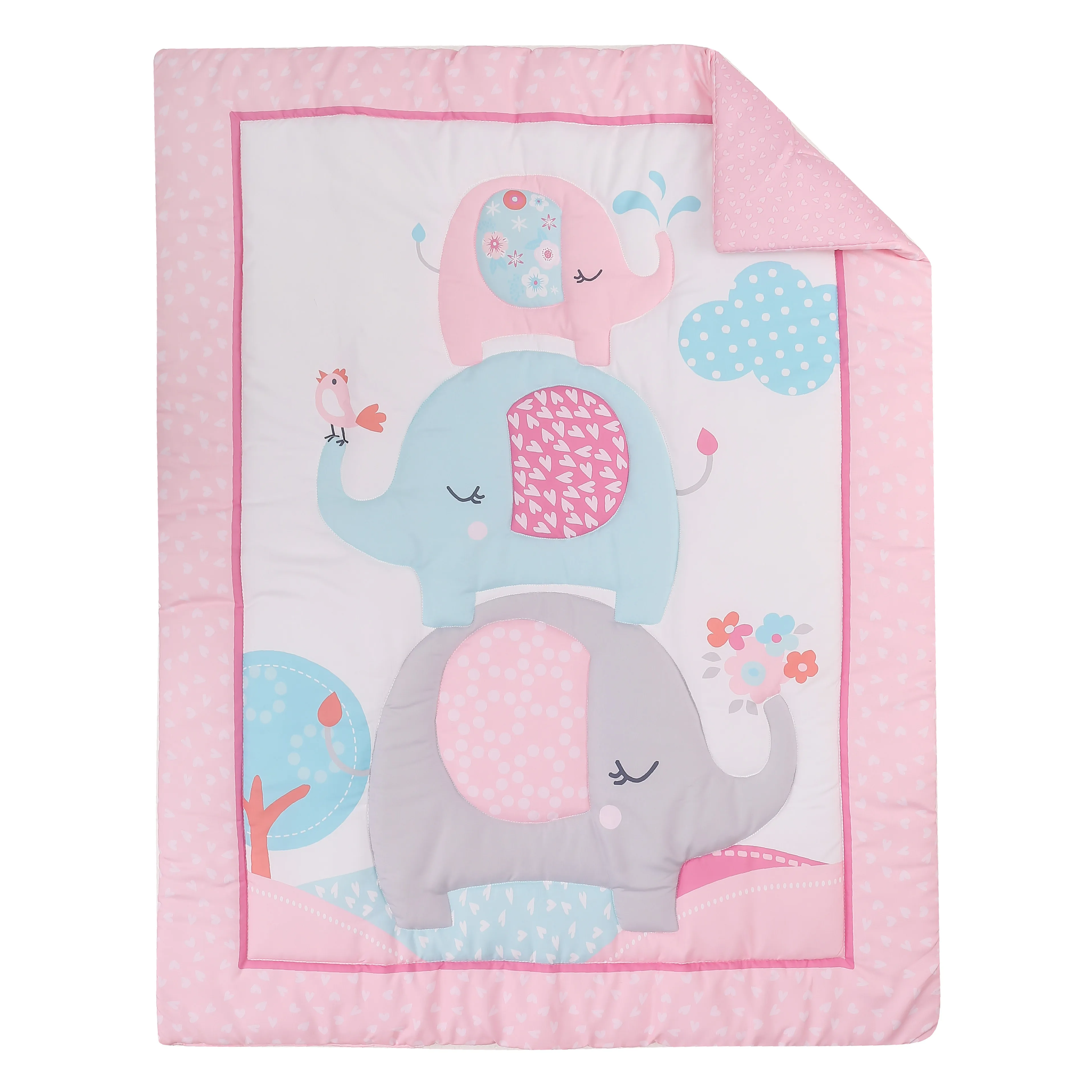 cheep 100% polyester micro brushed 1Pcs Cot Comforter 33*42 Boys Girls Universal Baby Quilt Cartoon Print supper soft