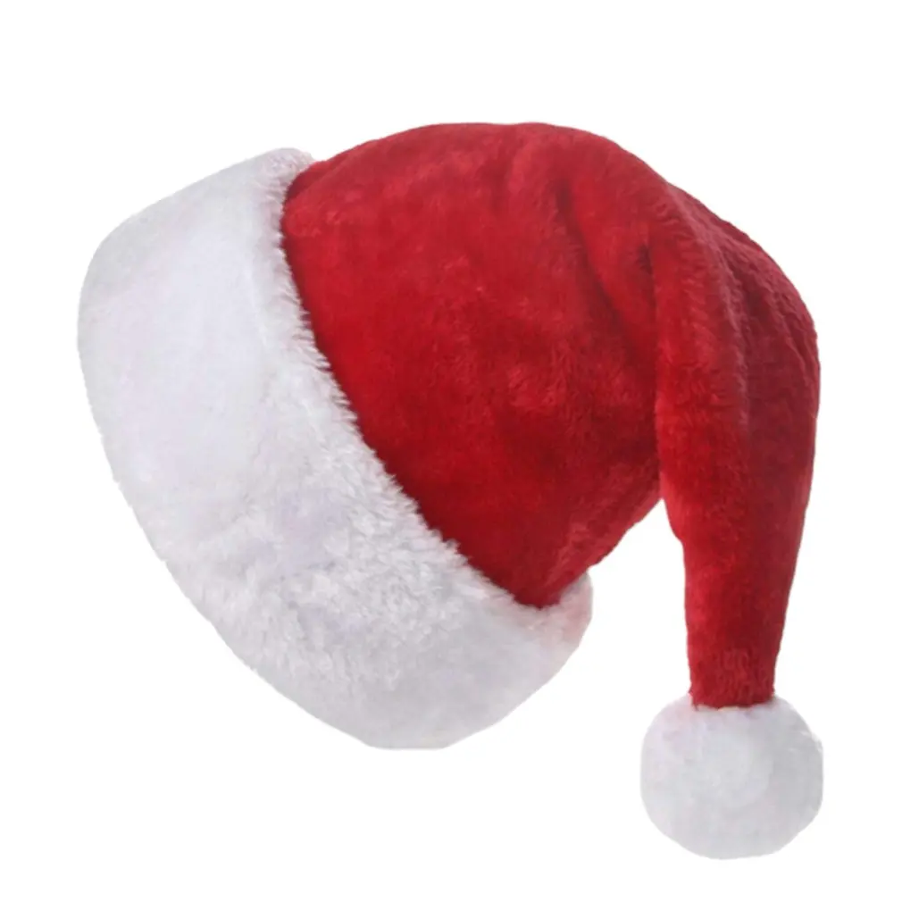 christmas hat New Christmas Decoration Christmas Hat High-Grade Plush Hat Beautiful Christmas Hat Plush Hat Good Gift - Цвет: christmas hat