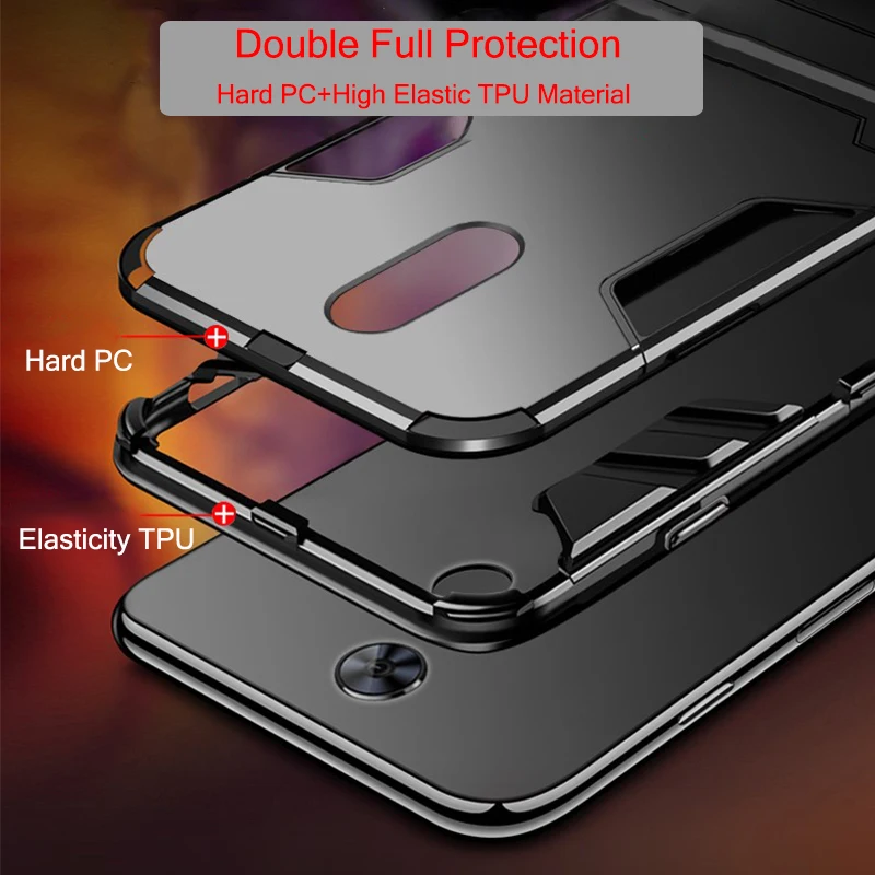 Чехол для Xiaomi Redmi 5 Plus дизайнерский бронированный ударопрочный гибридный жесткий