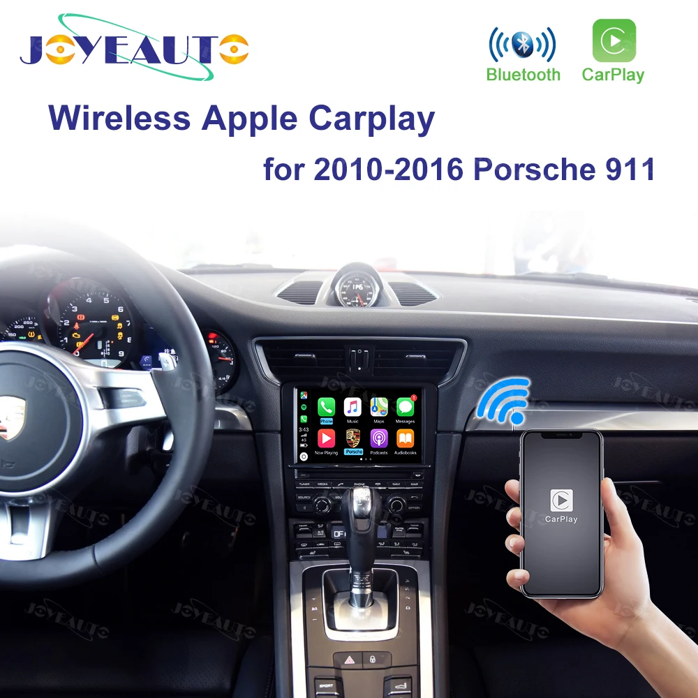 Joyeauto OEM беспроводной Apple CarPlay для Porsche PCM 3 1 2010 2016 Cayenne Macan Cayman Boxster 911 Android авто зеркало
