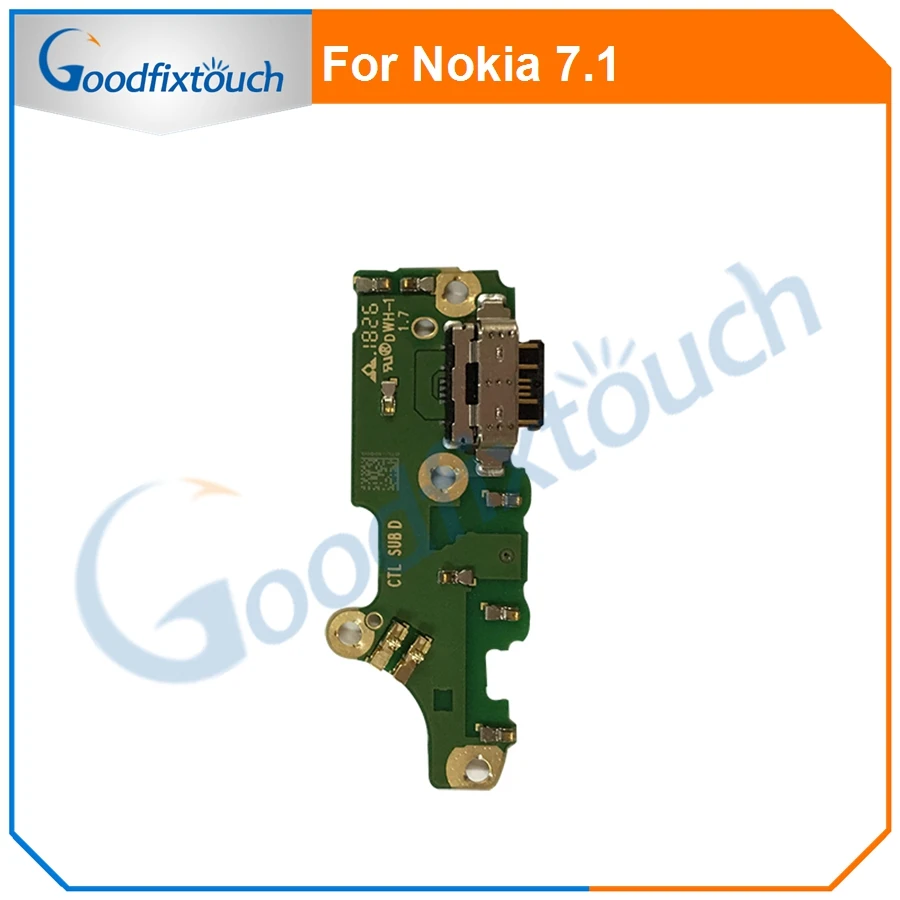 Для Nokia 7,1 usb зарядный порт док-станция зарядное устройство разъем платы гибкий кабель оригинальные запасные части