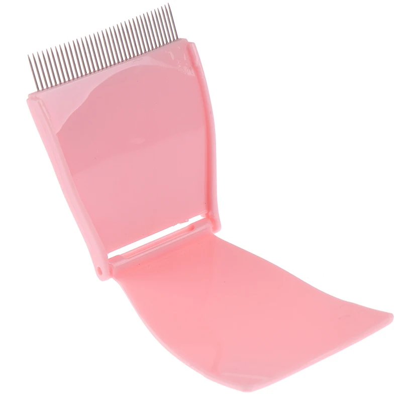 Curler Mascara Comb Professional Foldable Steel Needles Eyelash Comb Eyebrow Makeup Brush Guide Applicator Makeup Tool