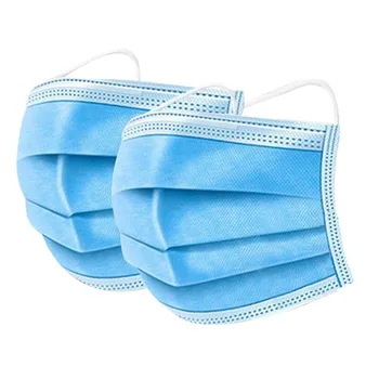 

Fast delivery Hot Sale 3-layer Filter Mask 100pcs Face Mouth Masks Non Woven Disposable Anti-Dust Masks Earloops Cap Cover Masks