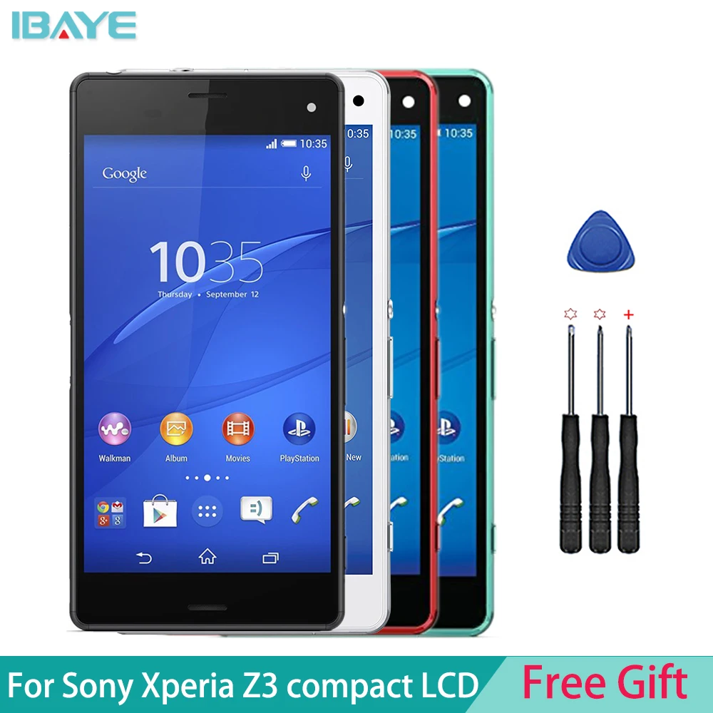 AAA lcd для Sony Xperia Z3 Compact дисплей сенсорный экран MINI D5803 D5833 Замена COMPACT lcd|Экраны