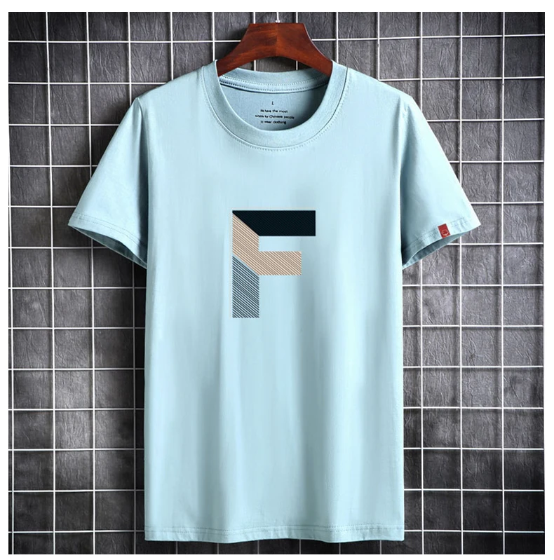 2022 Summer Men T-shirt Short Sleeve Round Neck Streetwear Party Tops Trendy Casual Increase Male Tshirts Gym Slim Fitness Tees