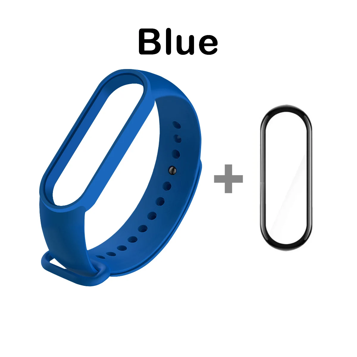 Strap Replacement + Screen Protector film for Xiaomi Mi Band MiBand 7 5 6 NFC / Amazfit Band 5 Bracelet Smart Band Accessories 