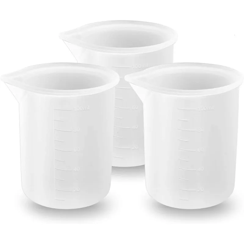 100ml with Measuring Disposable Silica Gel Measuring Cup Cup Bakery Household