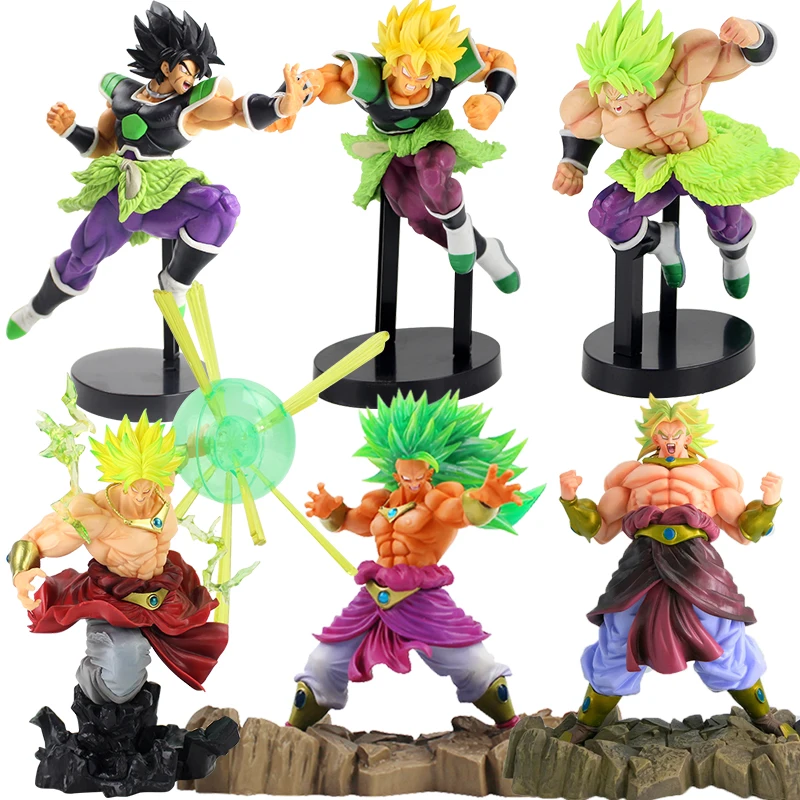 Dragon Ball Z Super Senshi Broly Super Saiyan ПВХ Коллекционная Фигурка фигурки героев «Жемчуг дракона Z» модель игрушки