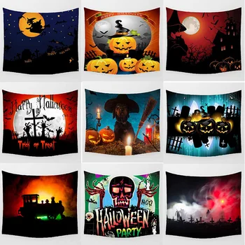 

Hot sale large halloween tapestries wall hanging tapestry home decoration wall tapestry size L 200*150cm M 150*130cm