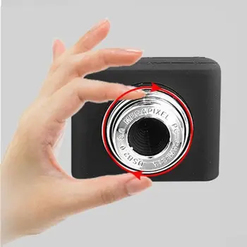 

USB Webcam Manual Focus Built-in Microphone Drive-free Computer Peripheral Web Camera Home Portable Laptop Desktop Cam