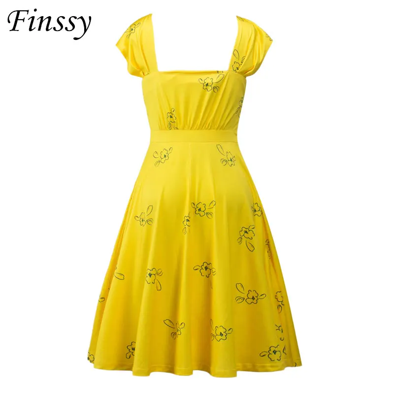 yellow summer dress
