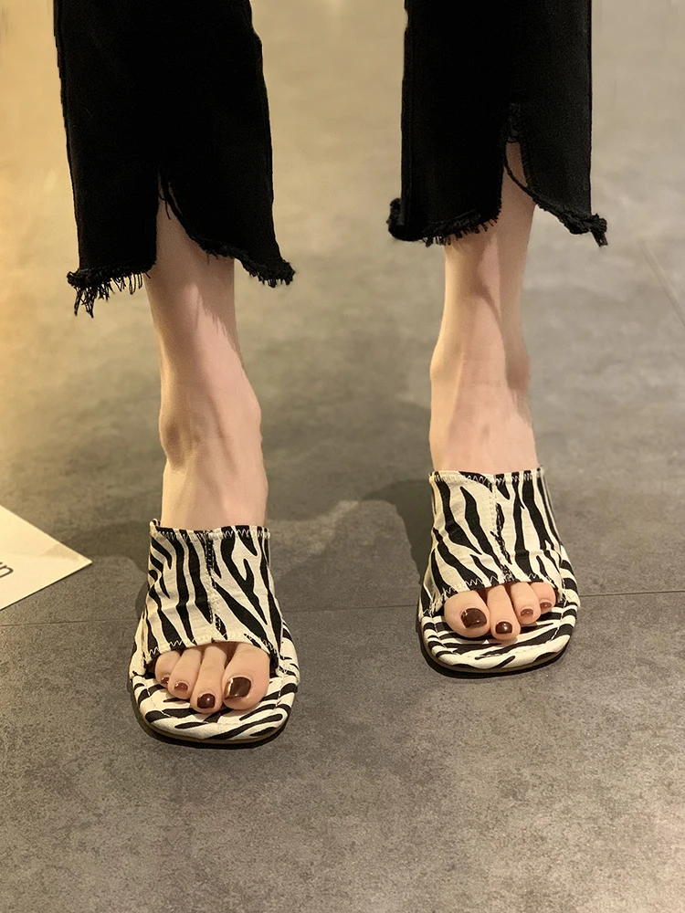 

Sandals female outer wear 2022 summer new net red fairy style fashion all-match fish mouth non-slip slope with flip-flops