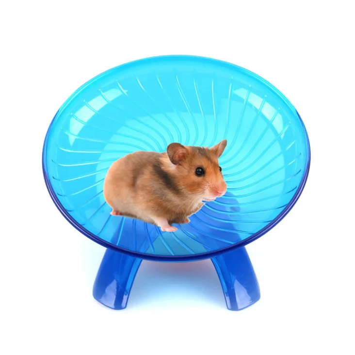 Домашнее животное хомяк летающая тарелка Упражнение колесо Хомяк Мышь диск для бега игрушечная клетка аксессуары