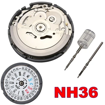 

Automatic Mechanical Accuracy Calendar Clock Portable Replacement Watch Movement Lightweight Wrist Easy Install Spare Part Date