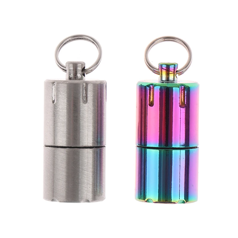 Mini Keychain Lighters Retro Kerosene Lighter Key Chain Cigarette Lighters Gifts Waterproof Outdoor Survival Tool kerosene lighter