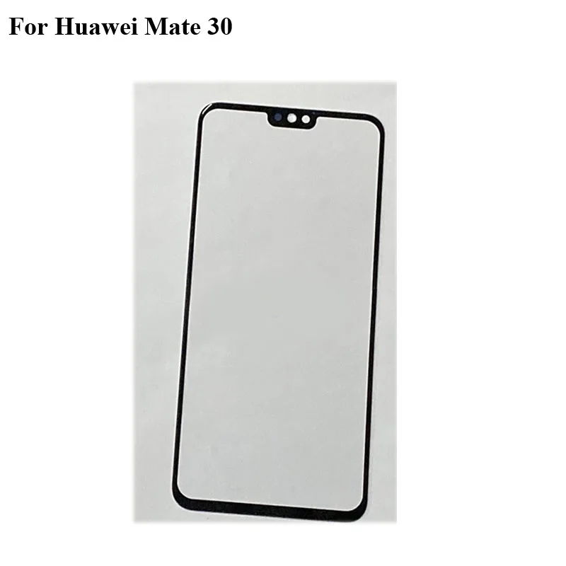 Для huawei mate 30 mate 30 фронтальный ЖК-стеклянный объектив сенсорный экран mate 30 сенсорный экран внешний экран стекло без гибкого покрытия