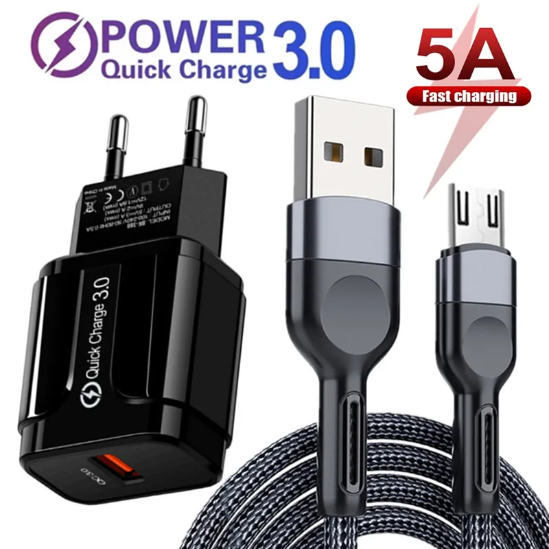 Кабель-Переходник USB Type-C Micro для Samsung Note 10 20 Galaxy S6 S7 S8 S9 S10 S11 A12 A50 A51 A52 | Мобильные
