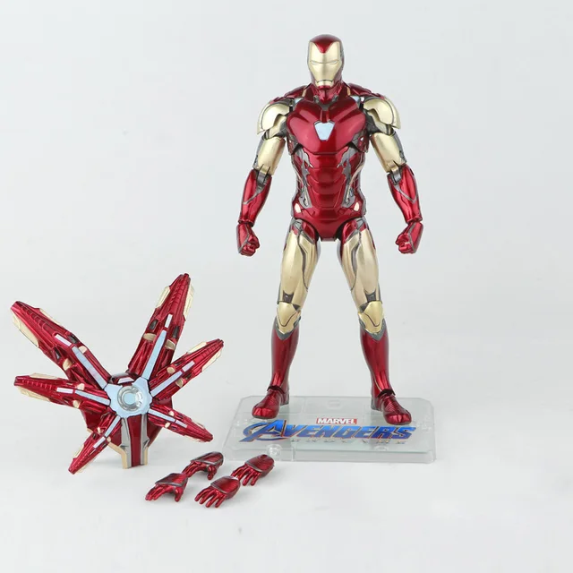 zd toy iron man mark 85 mk85 figure dynamic toys model tony stark finished  doll movable joints mecha nano accessories