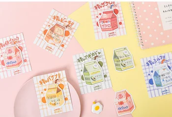 

Lovely milk series Self-Adhesive Memo Pad Sticky Notes memo boards Bookmark School Office Supply Escolar Papelaria