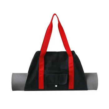 

Canvas Yoga Bag Waterproof Mat Bag Large Fitness Bag Big Yoga Backpack Pilates Case Single Shoulder Gym Mat Carrier 2020