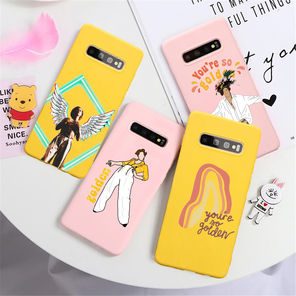 

Harry Styles - Golden phone Case Cover for Samsung Galaxy s20 Ultra S20 S20plus s10 A50 A10 A20 A30 A70 A51 A71 case cover