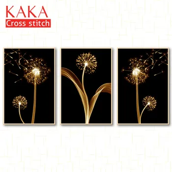 

Cross stitch kits,Embroidery needlework sets with printed pattern,11CT-canvas for Home Decor Painting,Flowers Full NCKF250