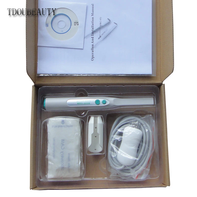 Sistema de Imagem Tdoubeauty Dental Intra Câmera Digital Oral Usb Mega Pixels Frete Grátis 4 m 6 Clareamento dos dentes