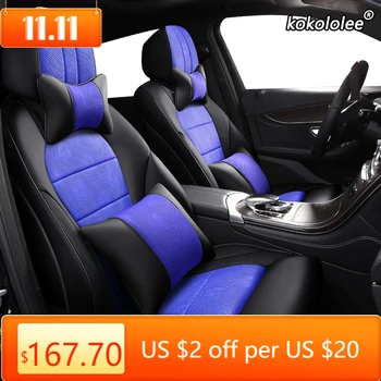 

kokololee Auto Cloth car seat cover for Ssangyong Rodius ActYon Kyron Rexton Chairman Korando Tivoli make Automobiles Seat Cover