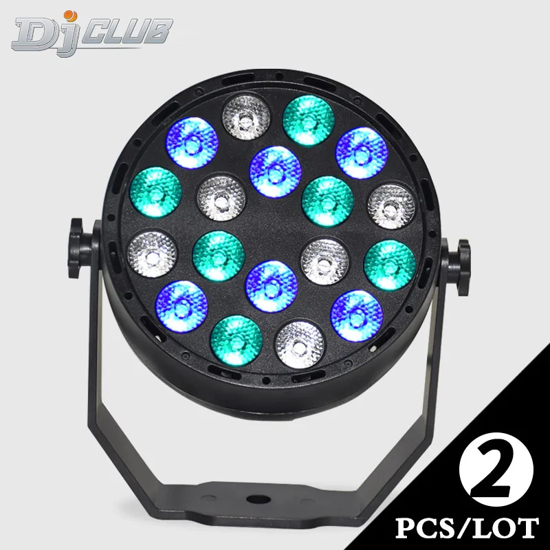 

Auto Sound Active Dmx512 Master-Slave 18X3W Led Rgb Stage Light Par Light Dj (2Pcs/Lot)
