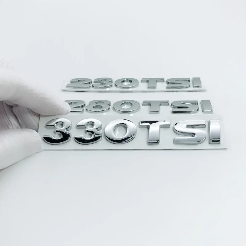 Наклейки на бампер Volkswagen 280TSI 330TSI, подходят для нового автомобиля Sagitar Bora, маркировка корпуса