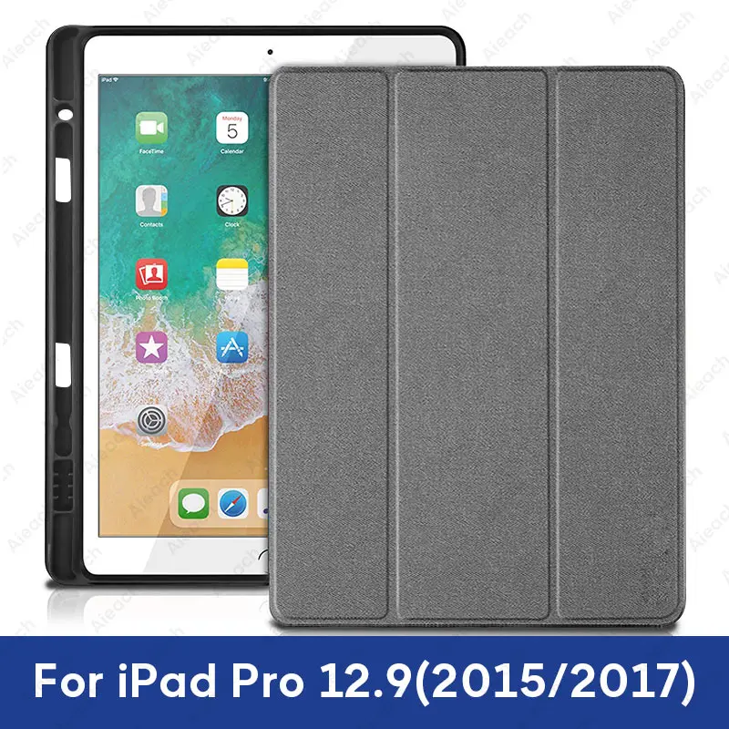 Чехол для iPad Pro 12,9 с держателем-карандашом из искусственной кожи ...