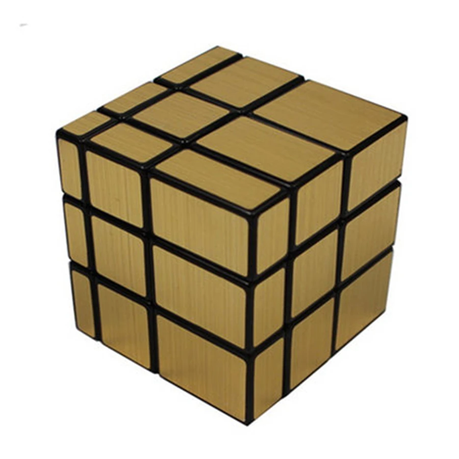 Cubo Magico, зеркальный блок, кубический интеллект, куб, твист, головоломка, обучающая игрушка, Мини, Серебряный магический куб, золото, DD60MF