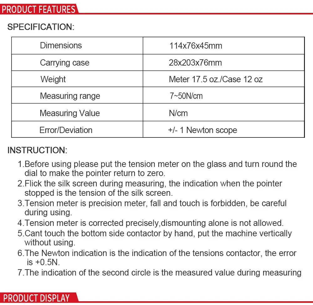 China measuring gauge Suppliers