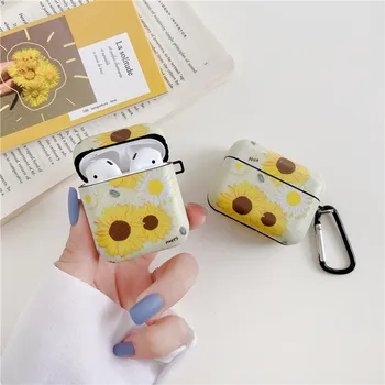 

Fresh sunflower Case For Airpods Cover Fashion Cute Silicone Earphone Funda For Airpod Pro 2 1 Headphones Case Box Charging Box