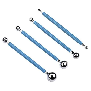 

10 Pcs Dotting DIY Tools Kit Stainless Steel Ball Styluses for Mandala Rock Painting B88