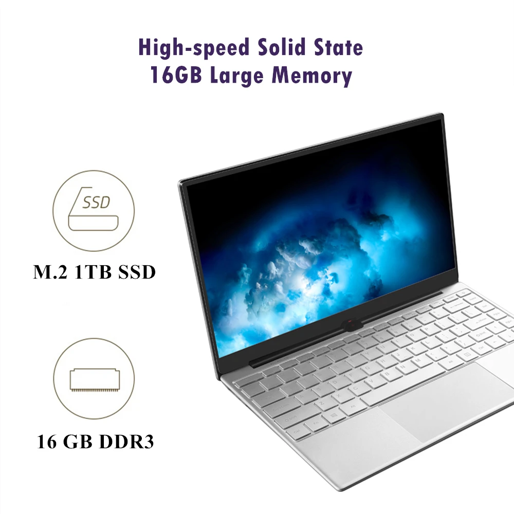 LHMZNIY Laptop 14.1 inch Windows10 Notebook 16GB RAM 1T SSD HD screen intel 1.8GHz WIFI Camera slim Student laptop Office game LHMZNIY Laptop 14.1 inch Windows10 Notebook 16GB RAM 1T SSD HD screen intel 1.8GHz WIFI Camera slim Student laptop Office game
