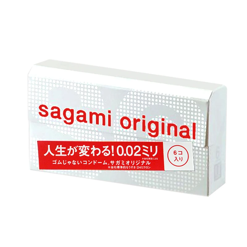 6 шт./коркор. японский оригинальный Sagami 002 Ultimate Новый нелатексный презерватив в