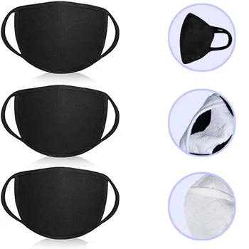 

In Stock! 3pcs Face Covers Reusable Dustproof Cover Dust Cover PM2.5 Windproof Foggy Haze Pollution Respirato Breathable Covers