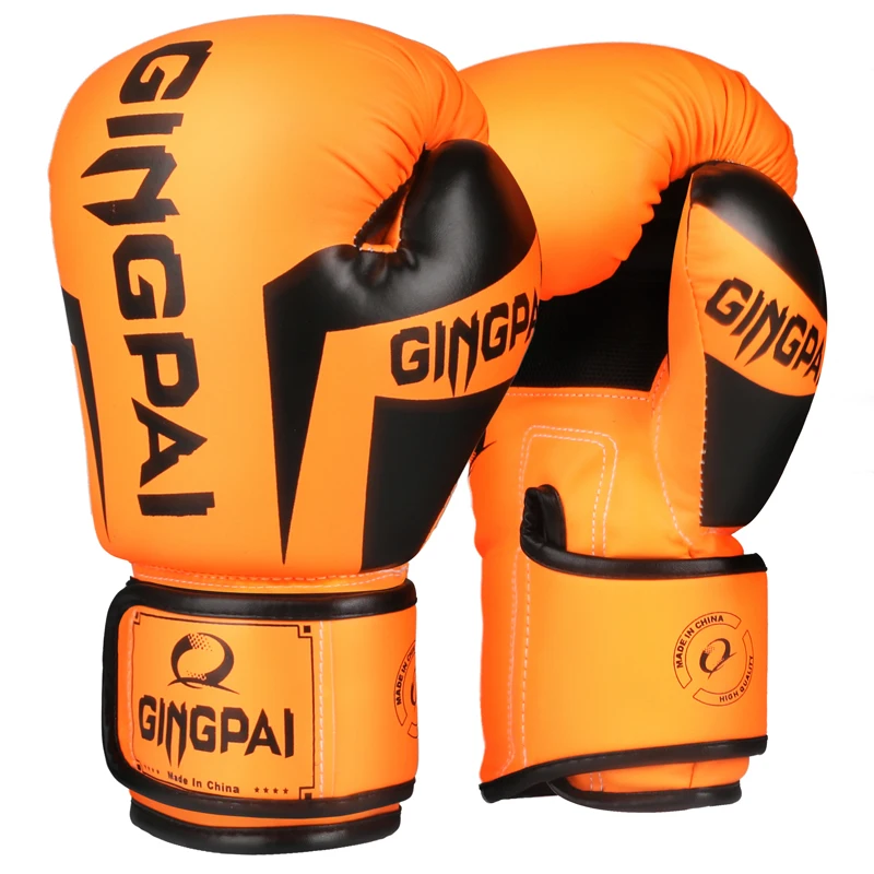 Gingpai-男性と女性のための革製ボクシンググローブ,若い男性の