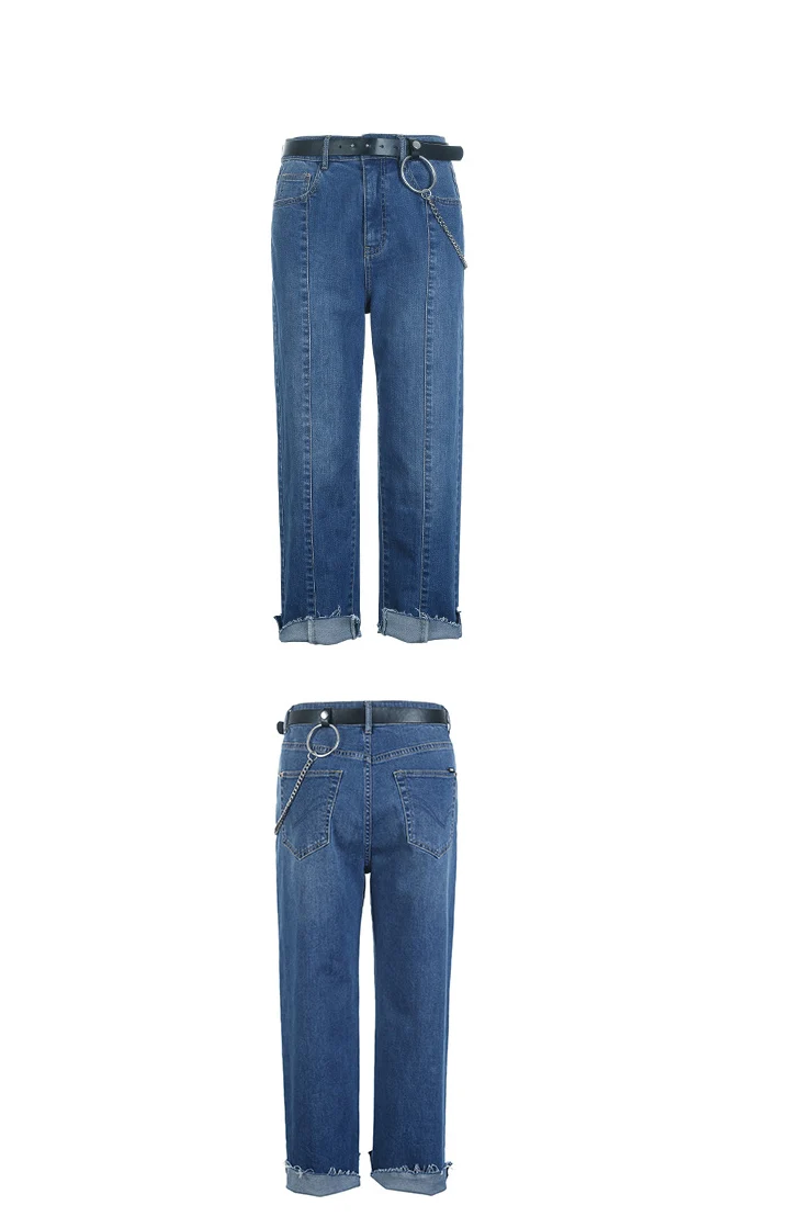 ONLY2019 летние новые прямые укороченные джинсы с высокой талией | 119149662