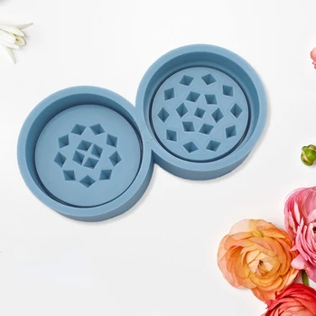 

Tobacco Grinder Leaf Herbal Herb Smoke Spice Crusher Silicone Mould DIY Crafts Making Tools Epoxy Resin Mold