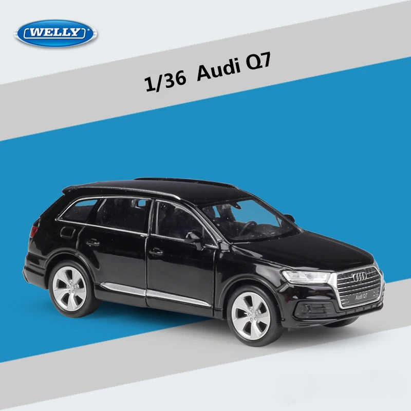 WELLY литой автомобиль 1:36 Масштаб моделирование Audi Q3/Audi Q7 внедорожник откатная